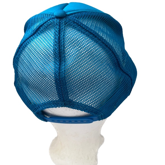 Volcom hat vintage snapback blue and pink trucker cap adjustable Otto sweatband - Picture 5 of 8